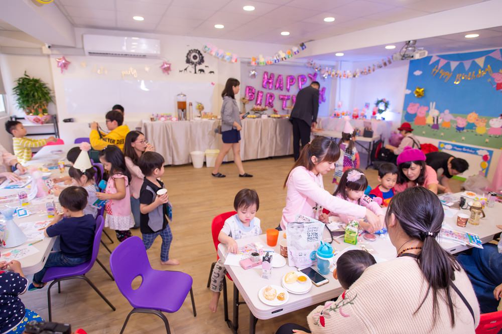 台北生日派對場地分享-寶寶慶生派對。台北松山童樂匯親子教育中心PCT