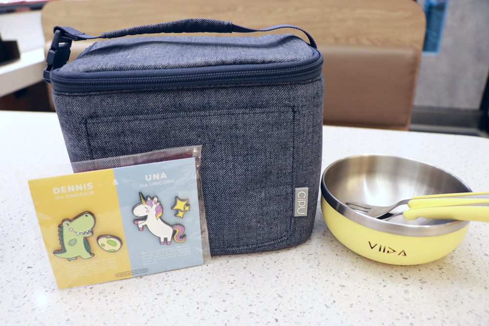 VIIDA x CiPU 野餐套組 ▌寶寶餐具最推薦VIIDA，304不鏽鋼餐碗，超實用保溫保冷便當袋