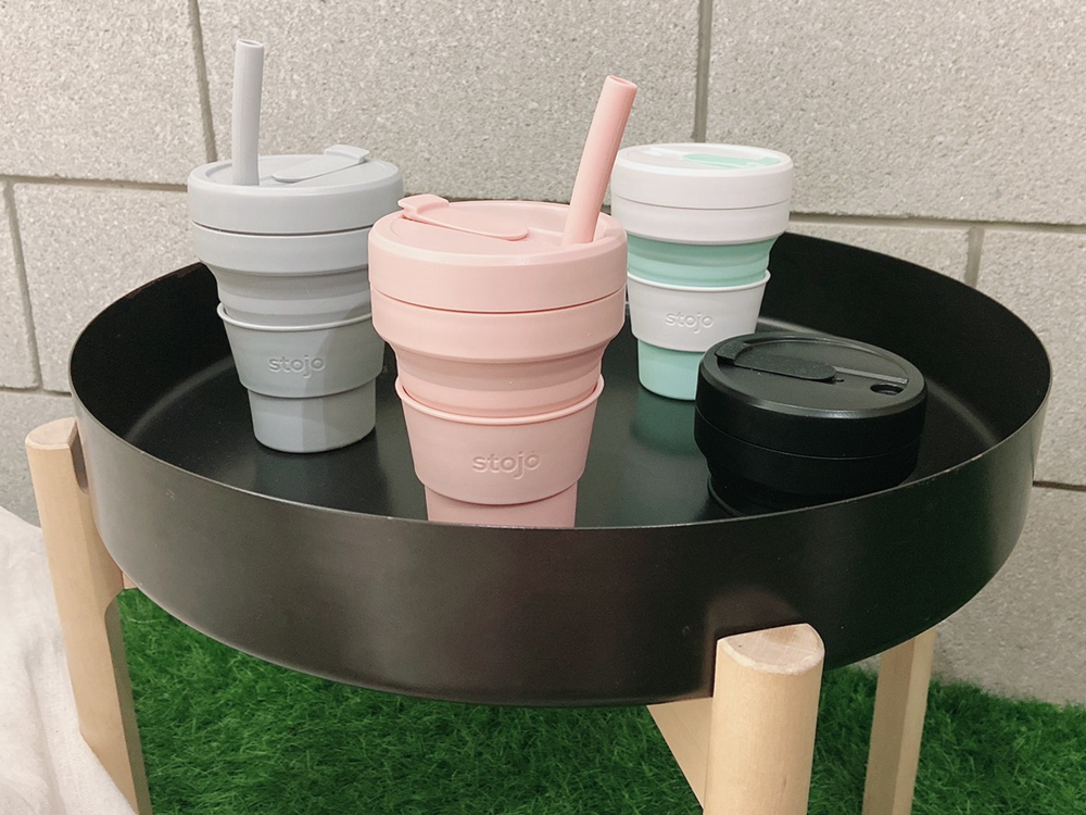 主婦好貨推薦-stojo環保摺疊吸攜杯、不鏽鋼感應垃圾桶