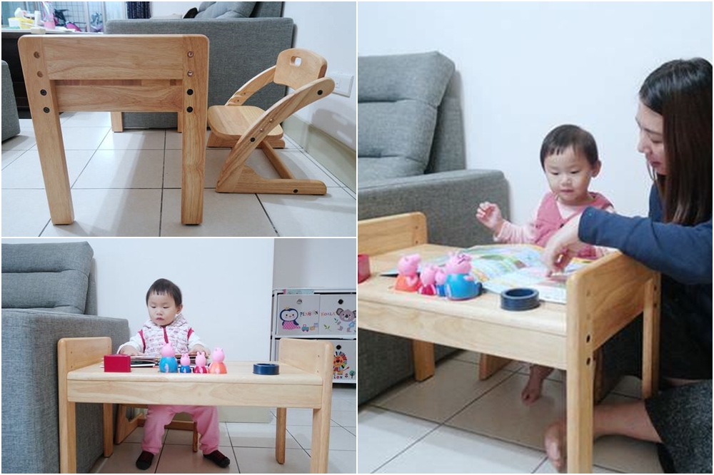 【寶寶】Buono小小畢卡索幼兒書桌椅組開箱 ▋日本設計，寶寶桌椅推薦 @艾比媽媽