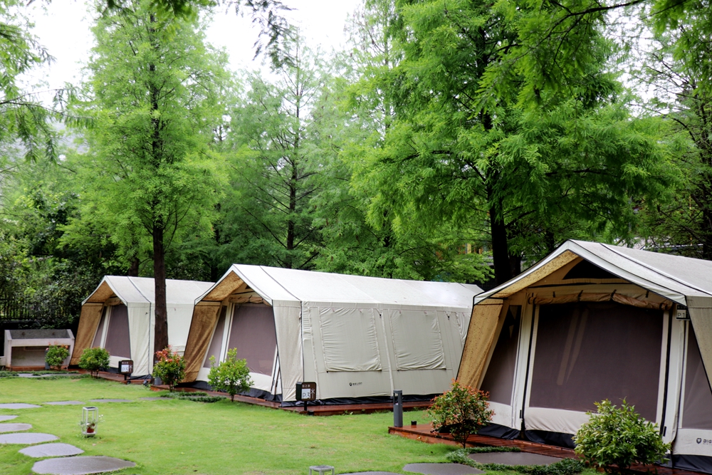 親子露營，南投埔里「水与松森林莊園 」-體驗野外大自然風情，免裝備一泊三食
