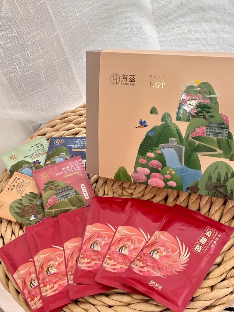 過年送禮首選－芳茲滴雞精金萃御品禮盒，淡雅茶香，常溫滴雞精暖心抗疲勞