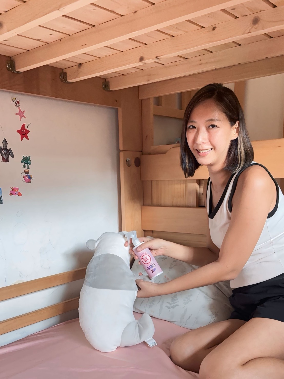 快速去塵蟎，讓孩子生活多一層防護，叮寧天然防蟎織品噴霧